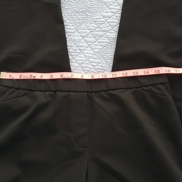 "J. JILL" PONTE SLIM LEG, Pull On PANT SIZE M, COLOR BLACK - Picture 8 of 12